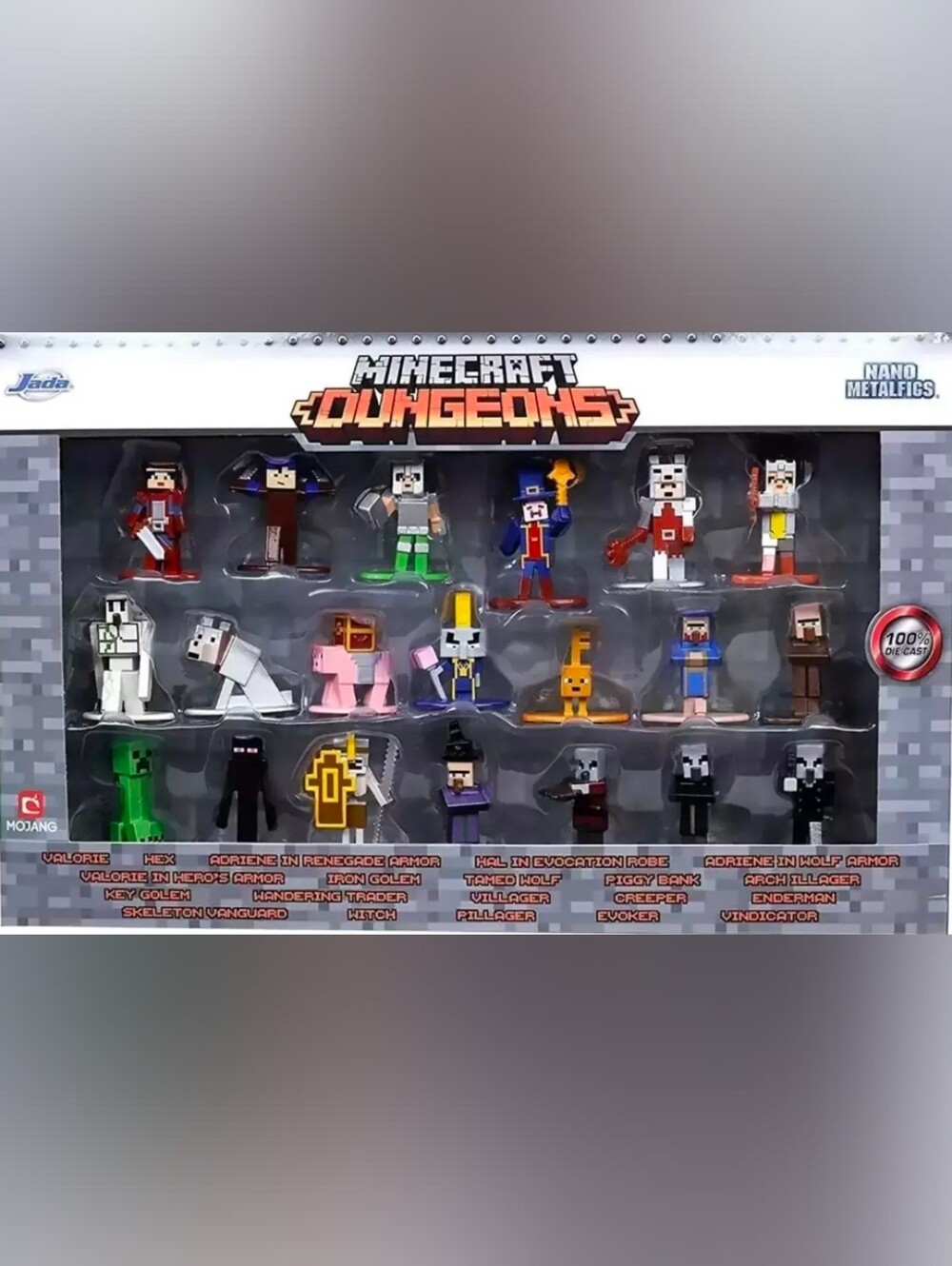 Minecraft Dungeons Diecast Set (Not In Box)